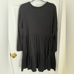 Philosophy long sleeved ribbed knit dress